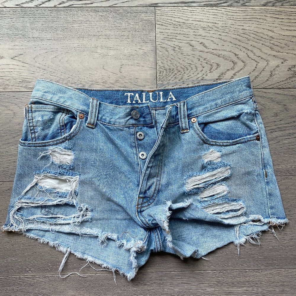 Aritzia Talula Denim Jean Shorts